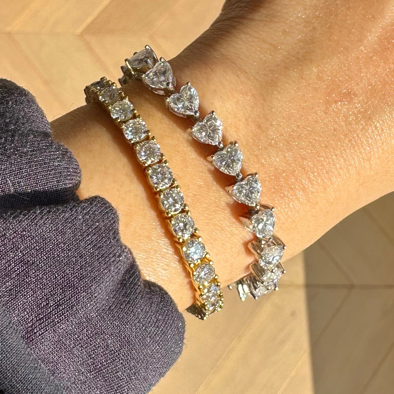 4mm moissanite tennis bracelet | 925 Silver