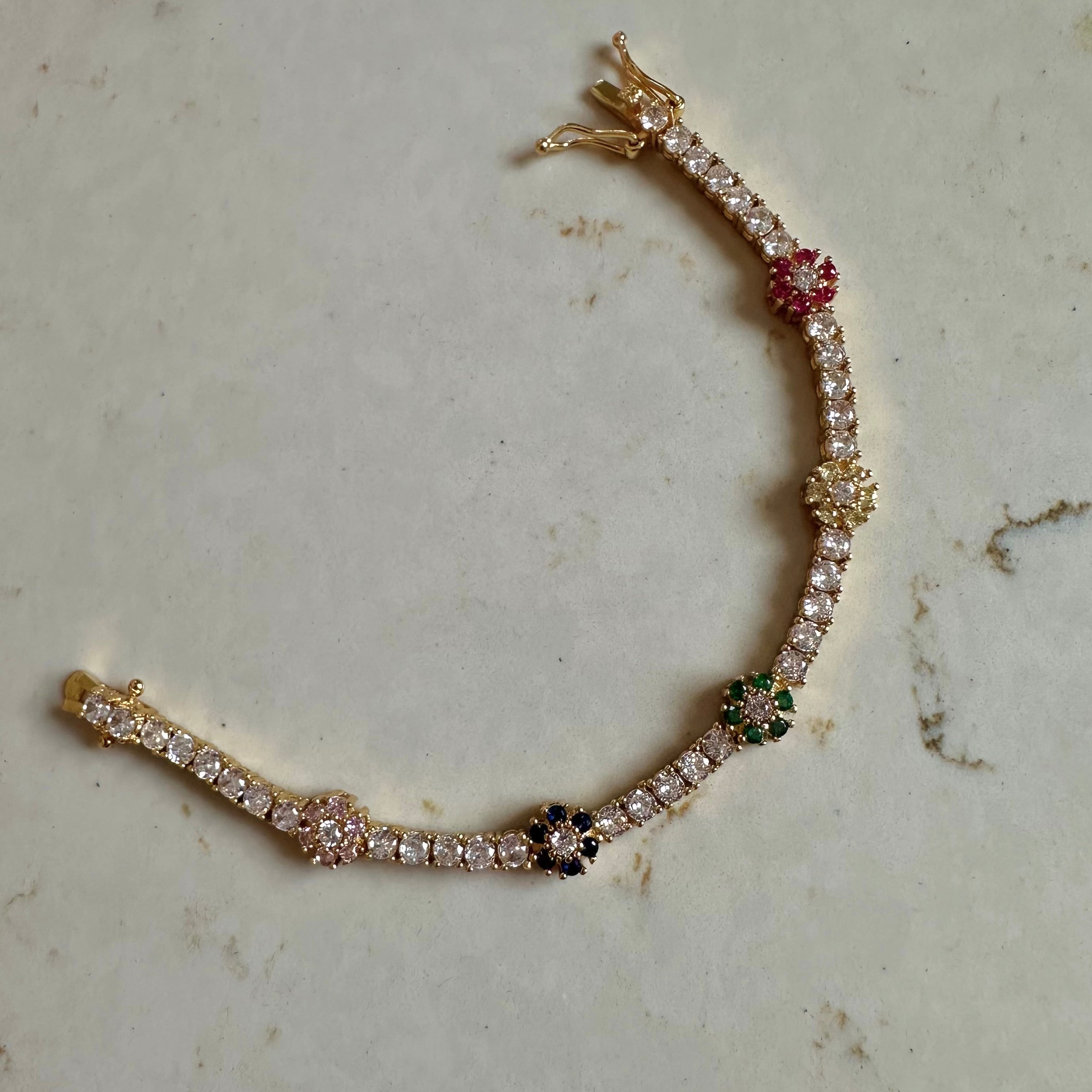 Daisy Tennis Bracelet