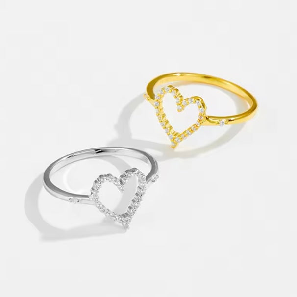 Pavé Hearts Set