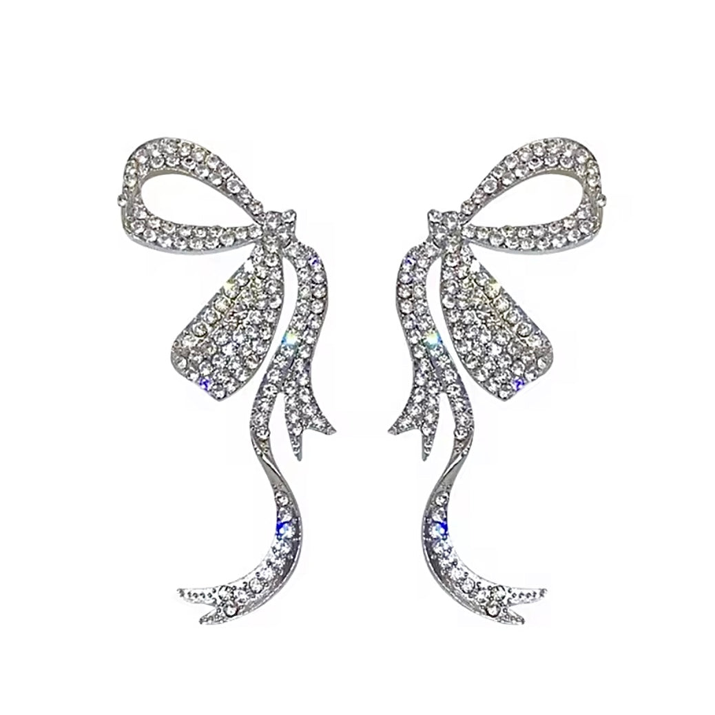 Oversized Ribbon Earrings