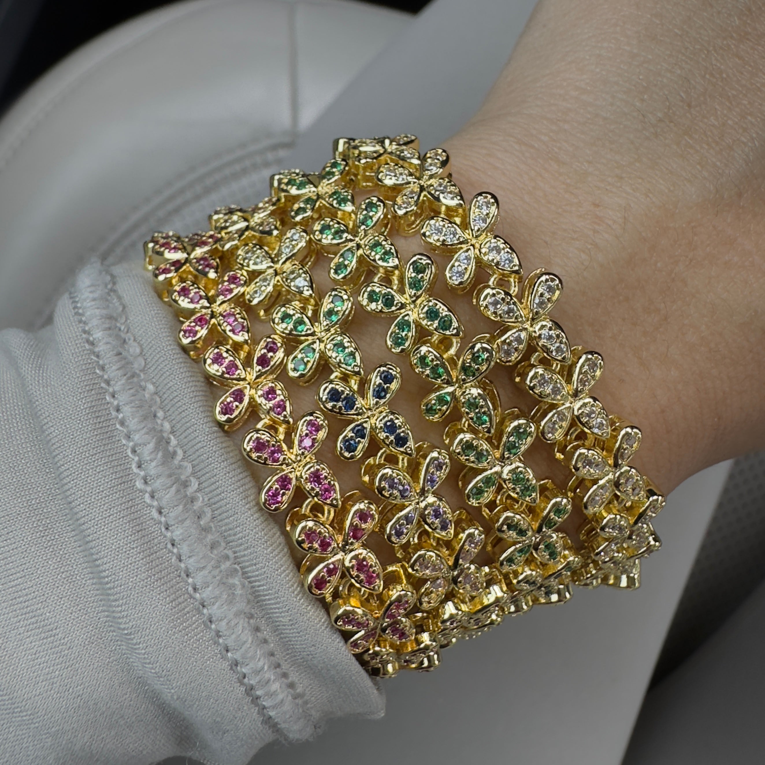 Pavé Lucky charm Bracelet