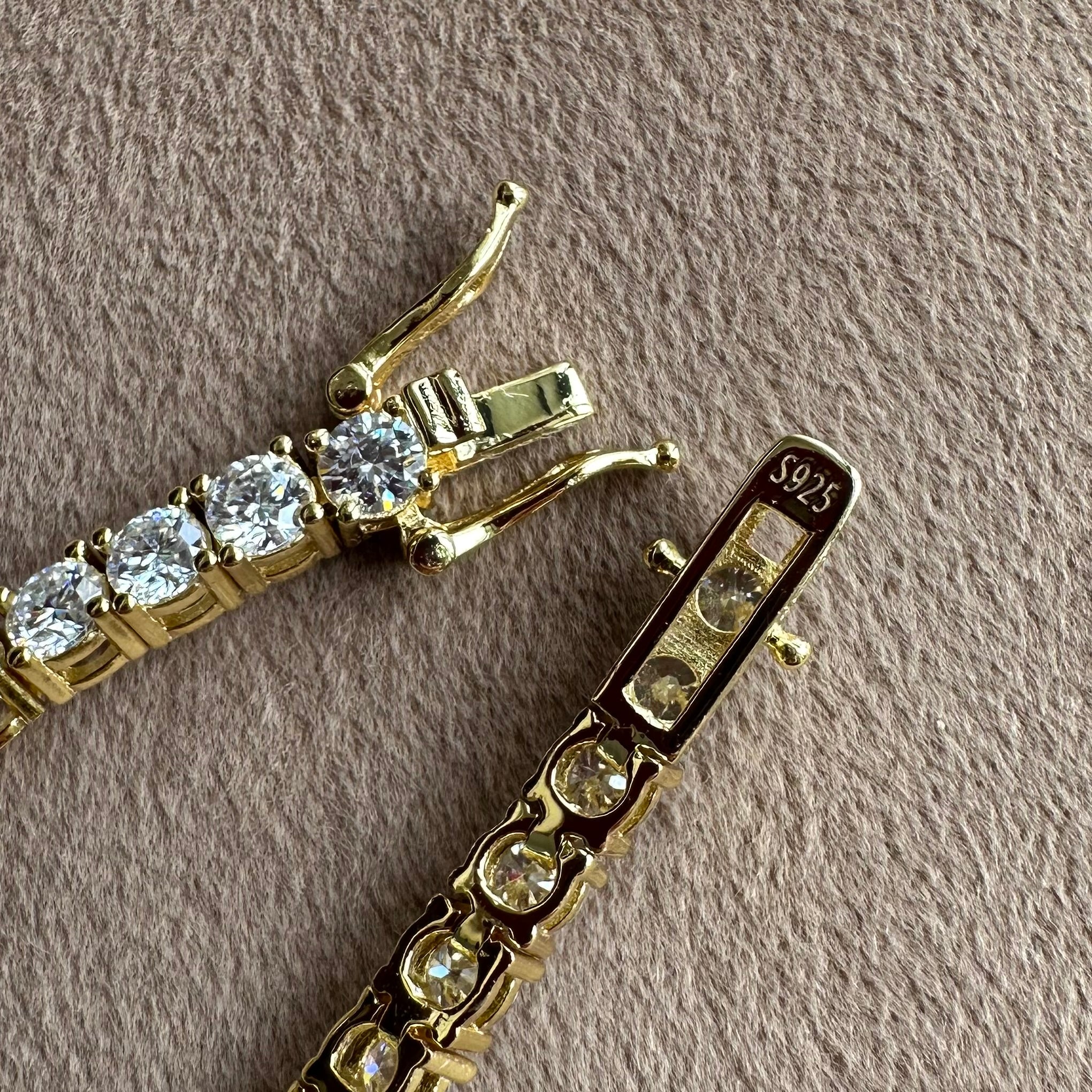 4mm moissanite tennis bracelet | 925 Silver