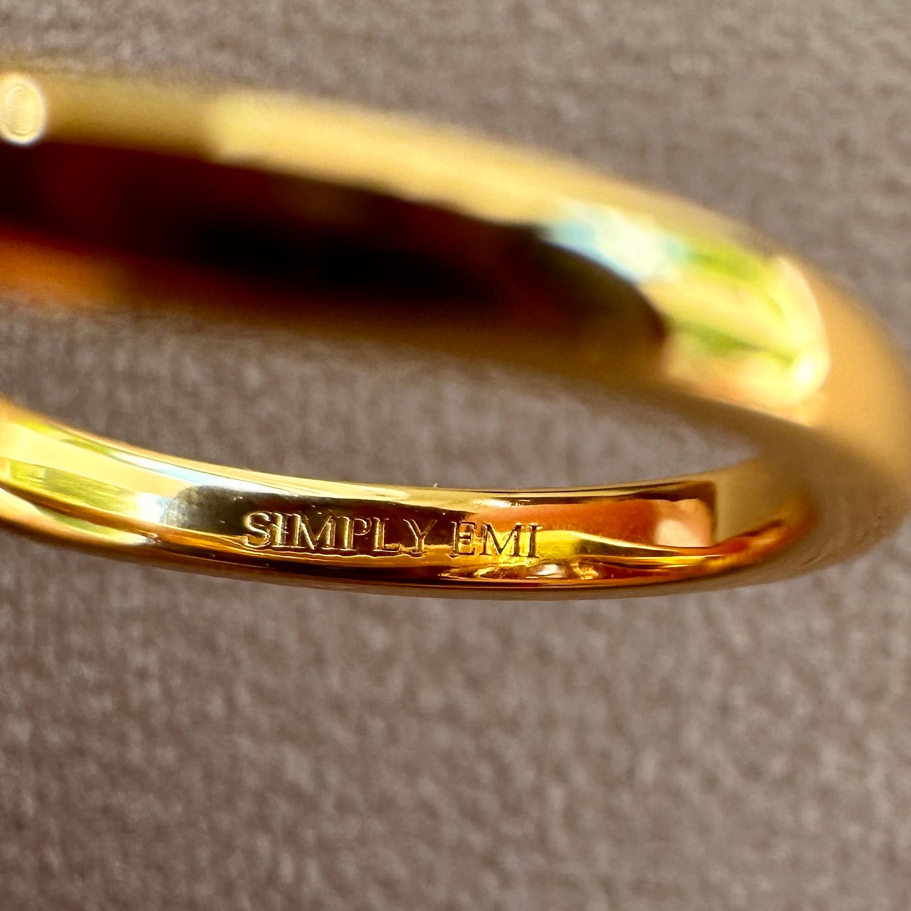 Floater Ring - Pear Shape