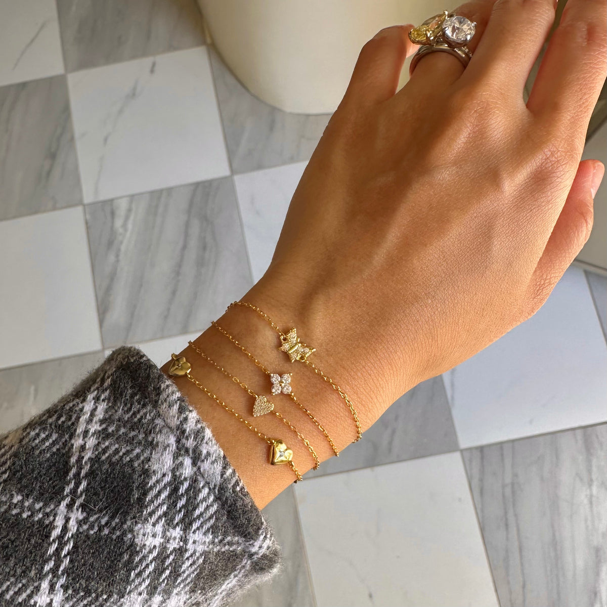 Dainty Butterfly Bracelet