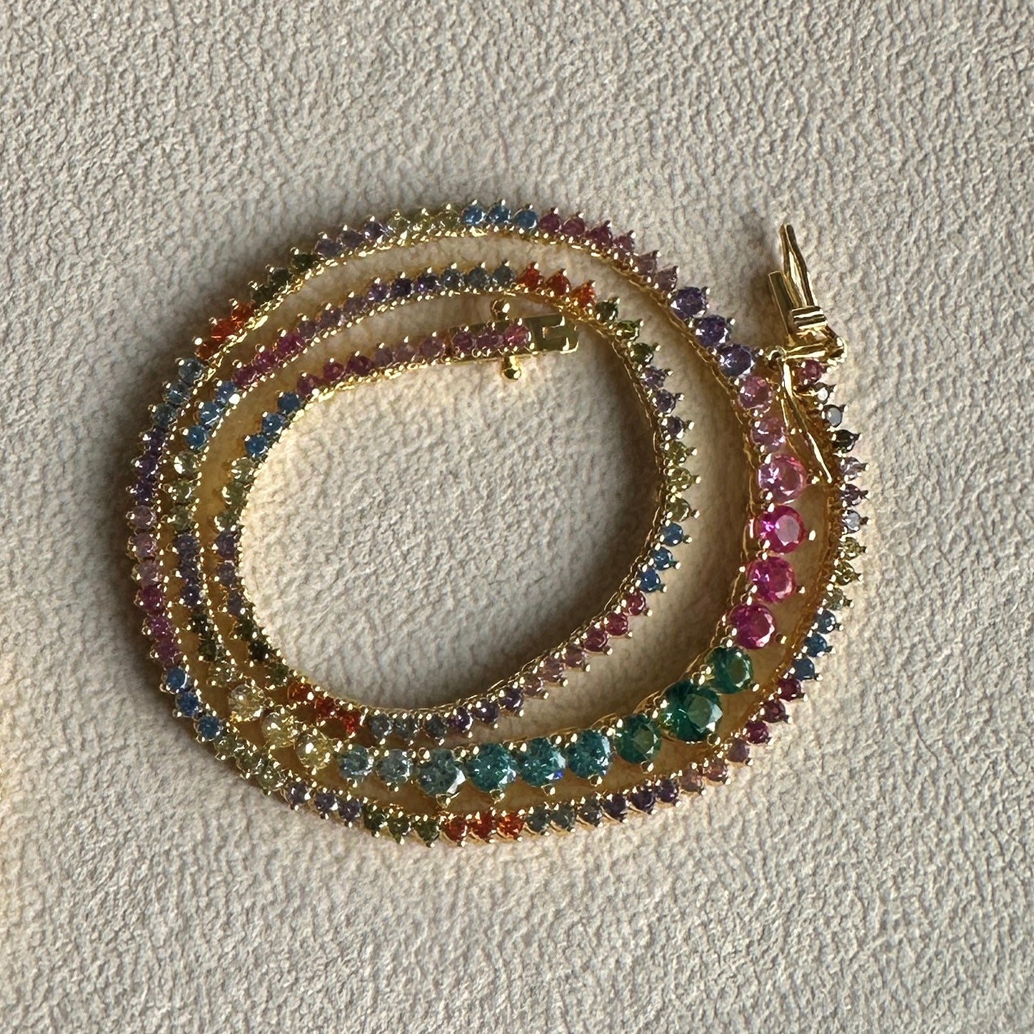 Graduated Tennis Necklace