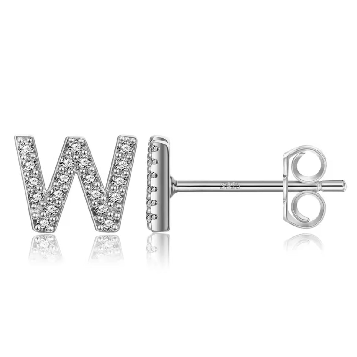 Vermeil Letter Stud Earrings