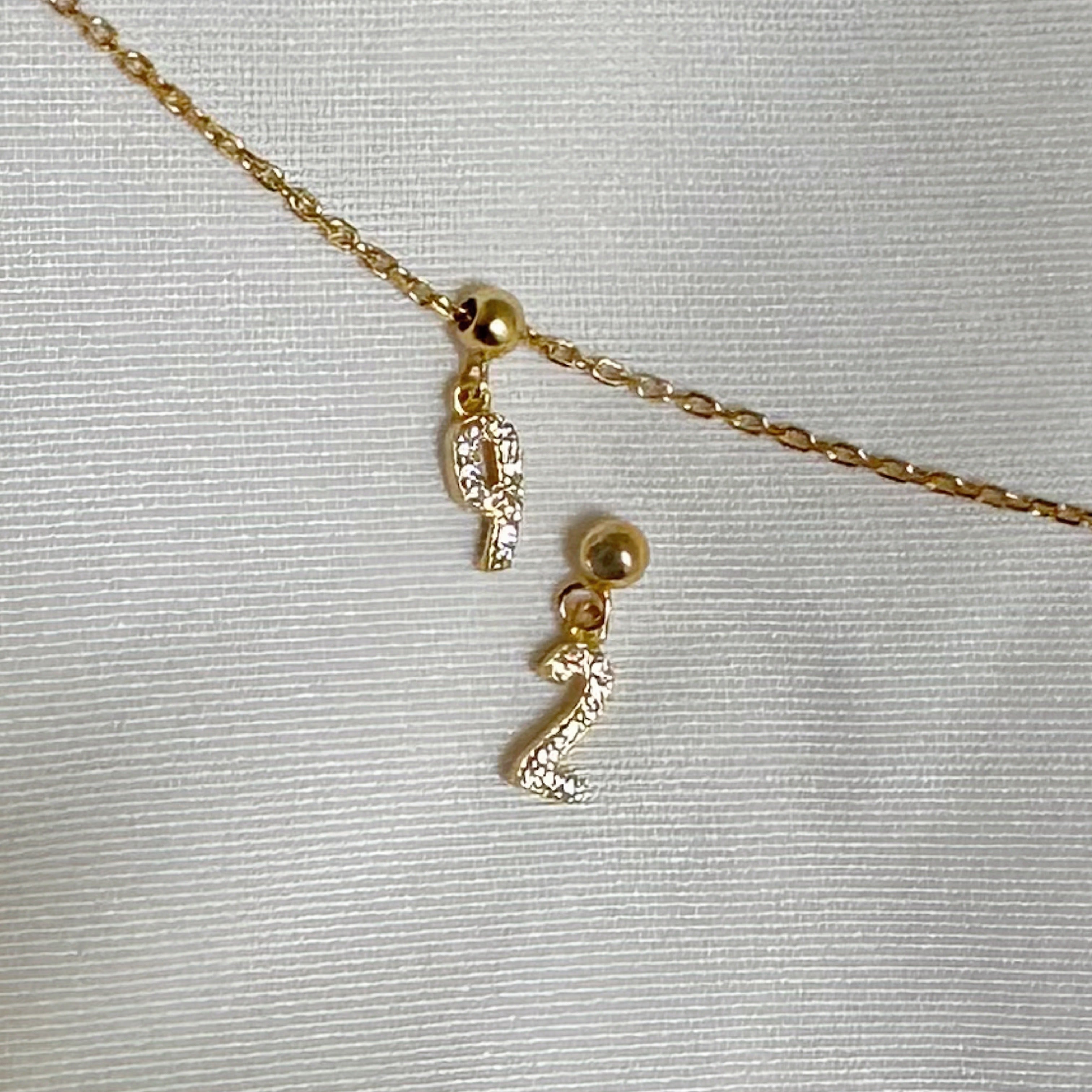 Number Charm Necklace