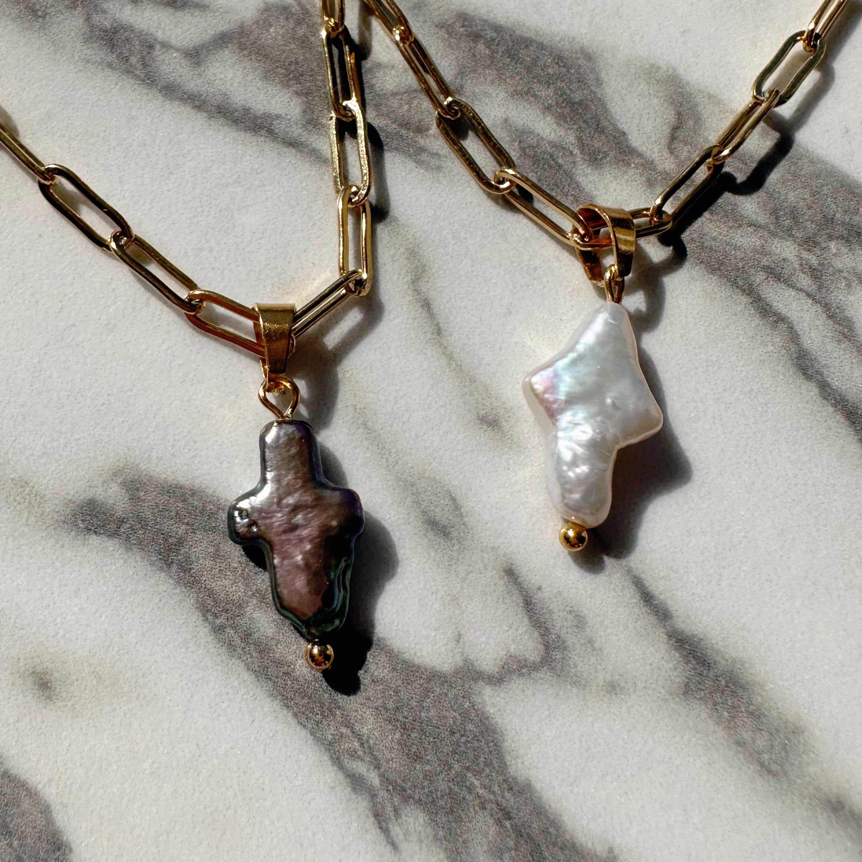 Pearl Cross Necklace