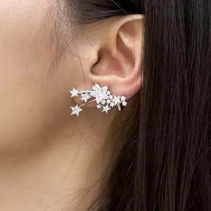 Star cluster earrings