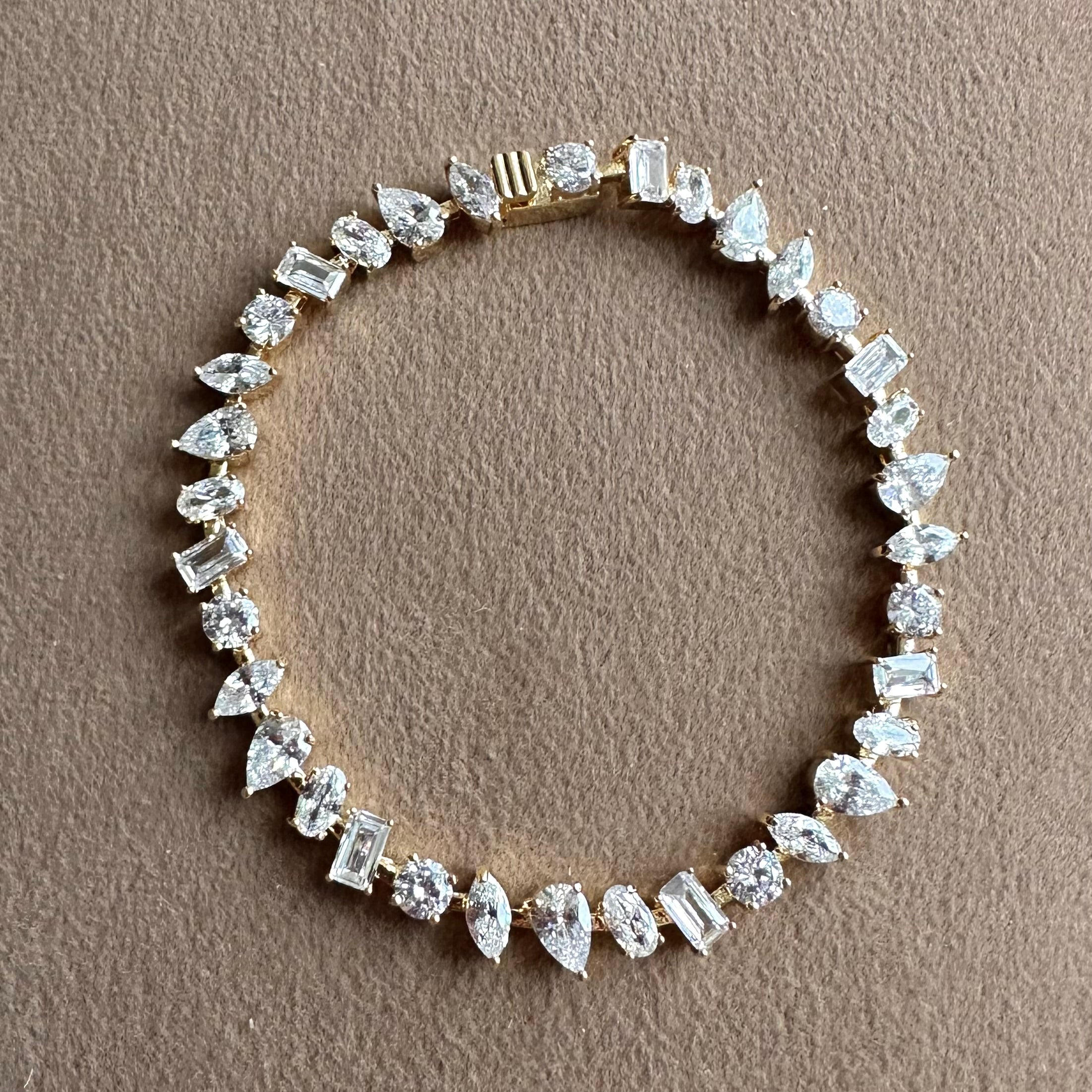Multi-shape Tennis Bracelet