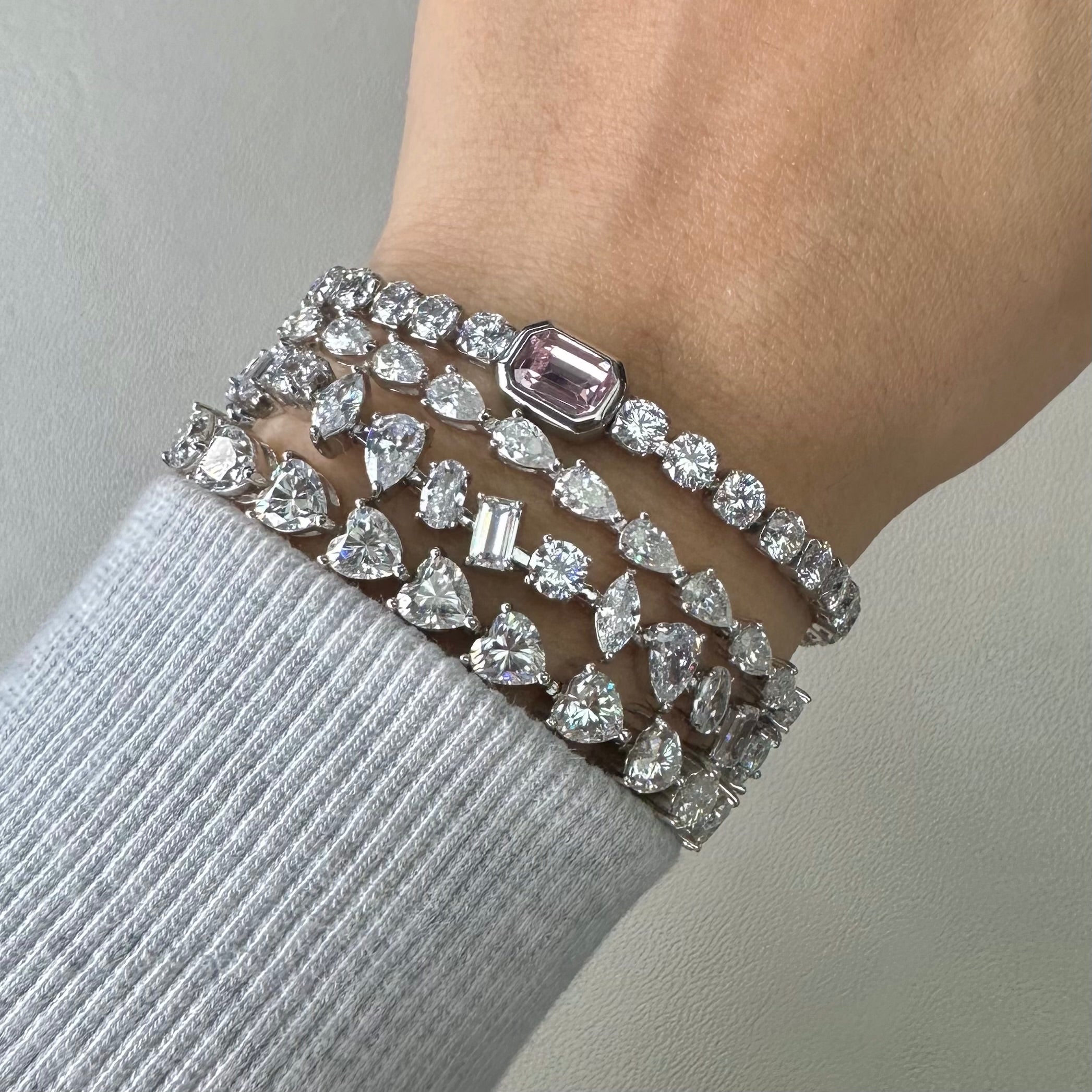 Multi-shape Tennis Bracelet
