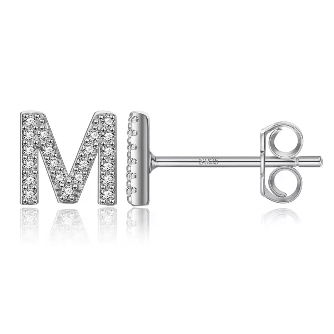Vermeil Letter Stud Earrings