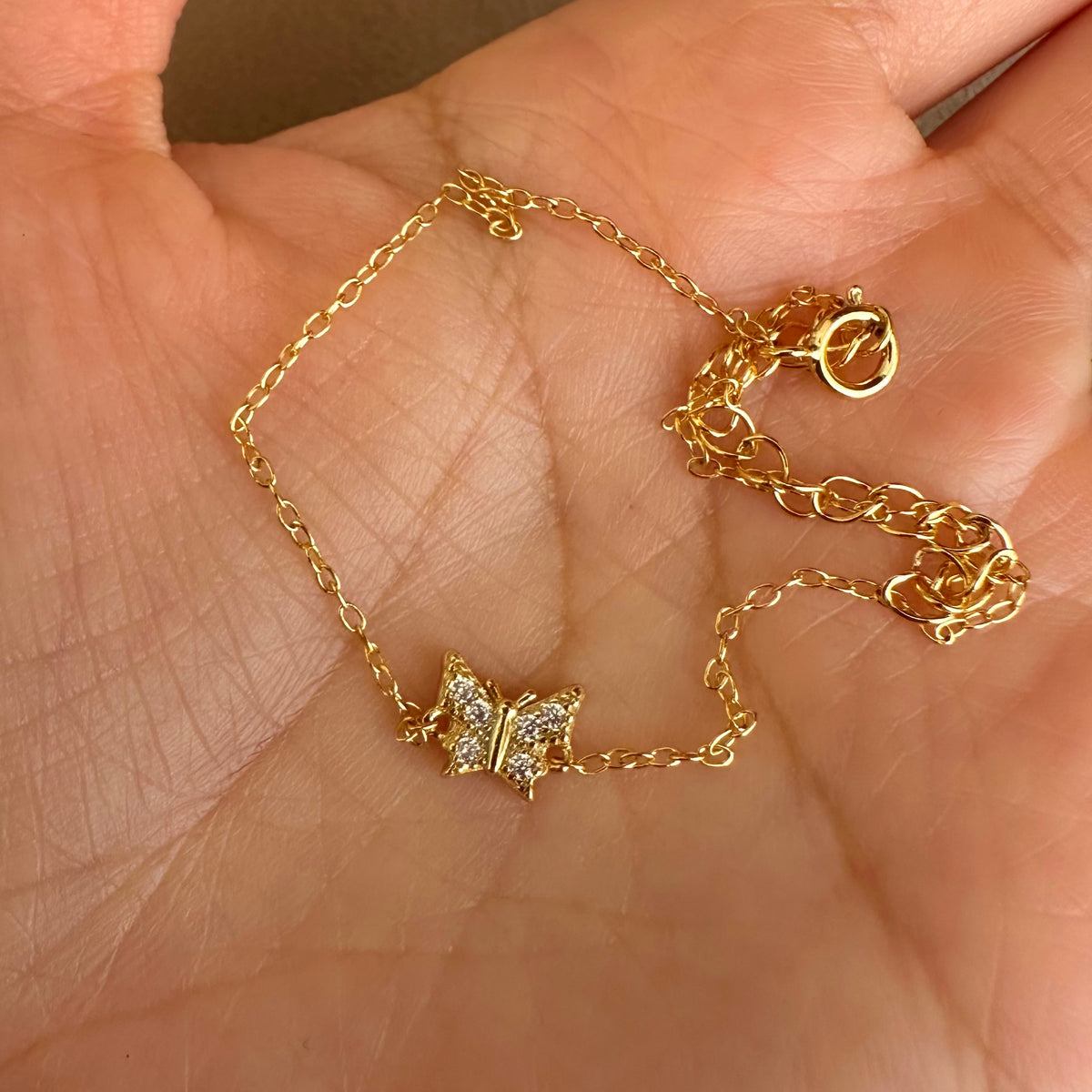 Dainty Butterfly Bracelet