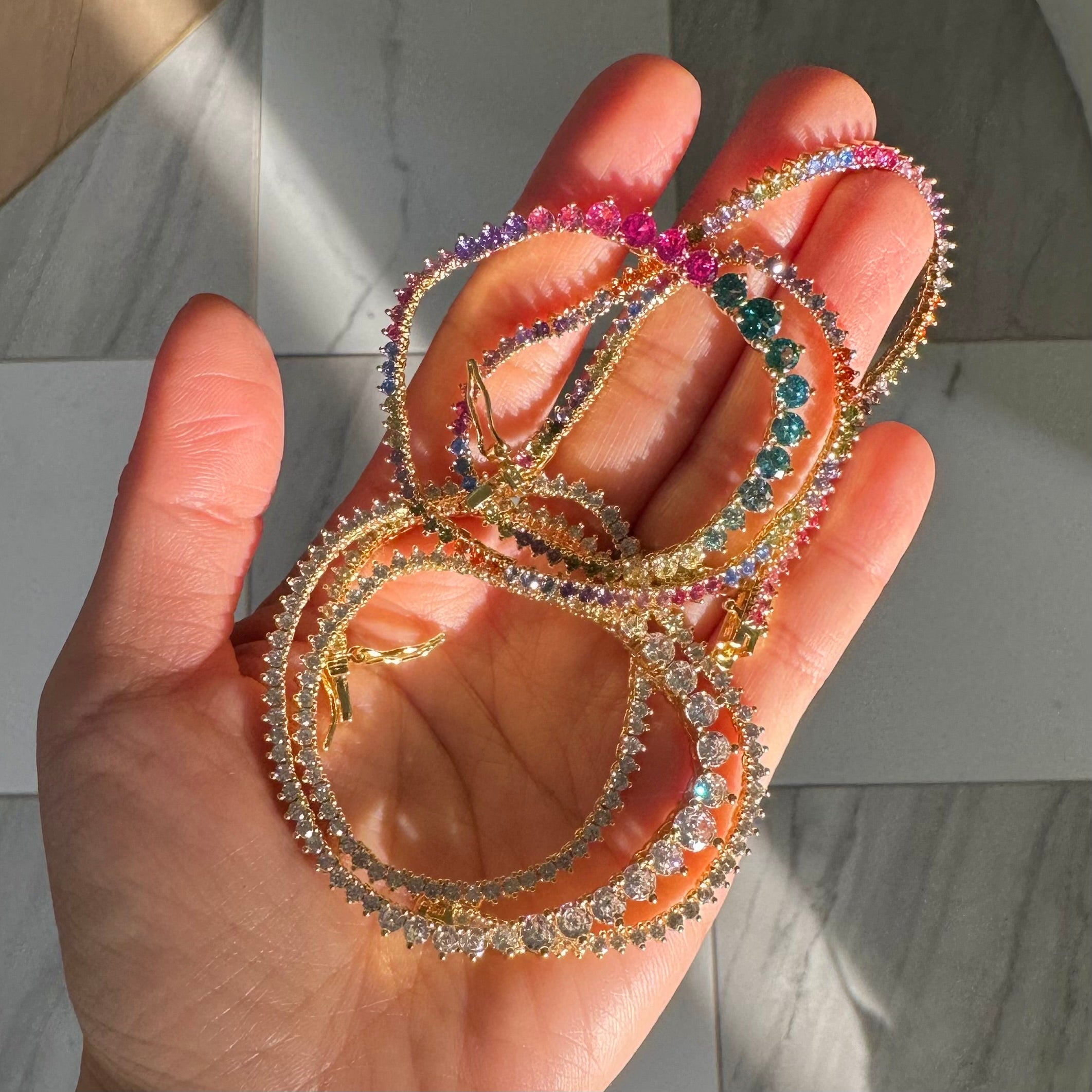 Graduated Tennis Necklace