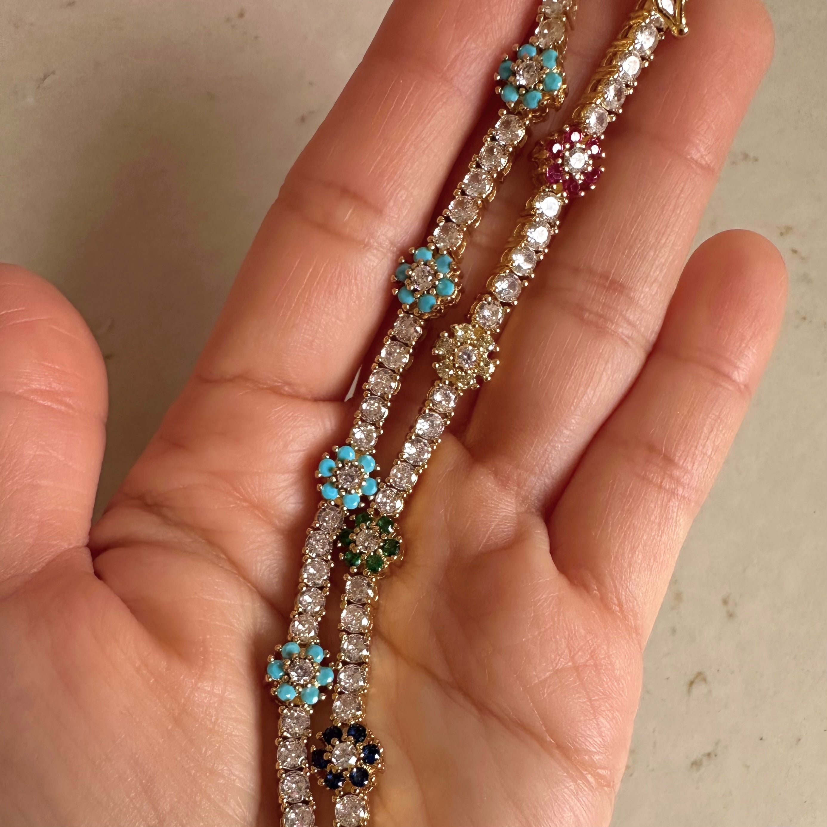 Daisy Tennis Bracelet