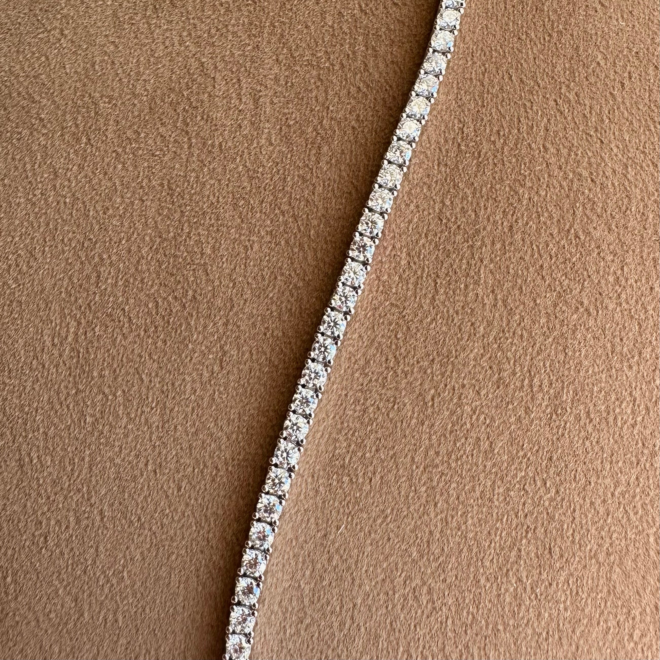 3mm moissanite tennis bracelet | 925 Silver