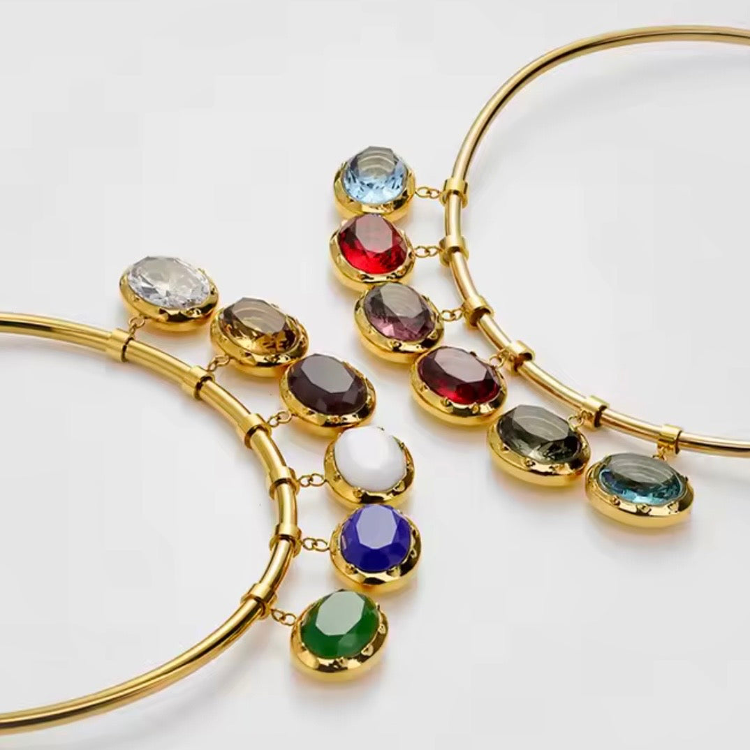 East West Cuff Necklace