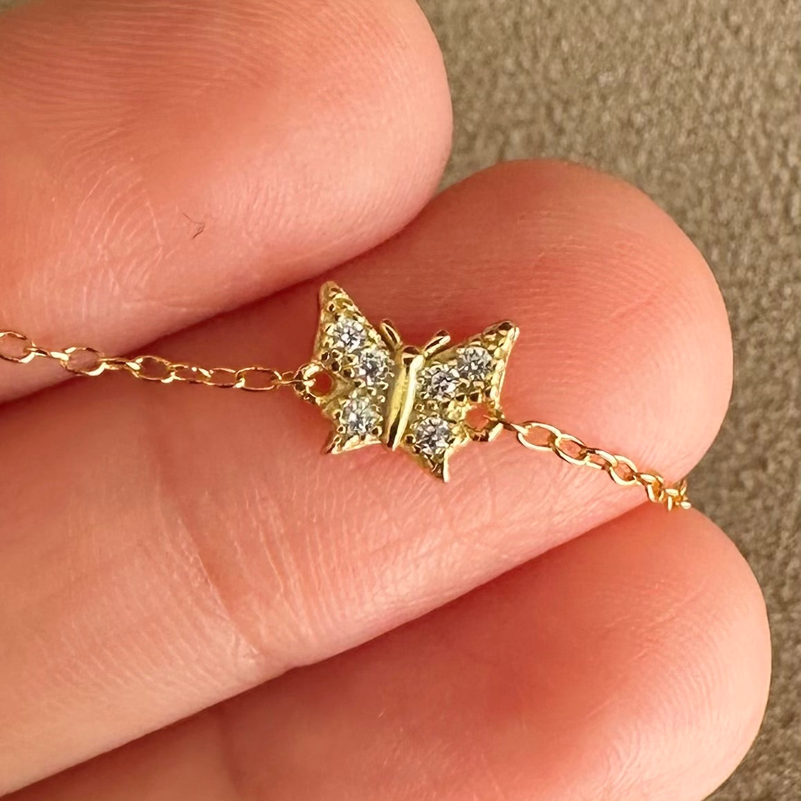 Dainty Butterfly Bracelet