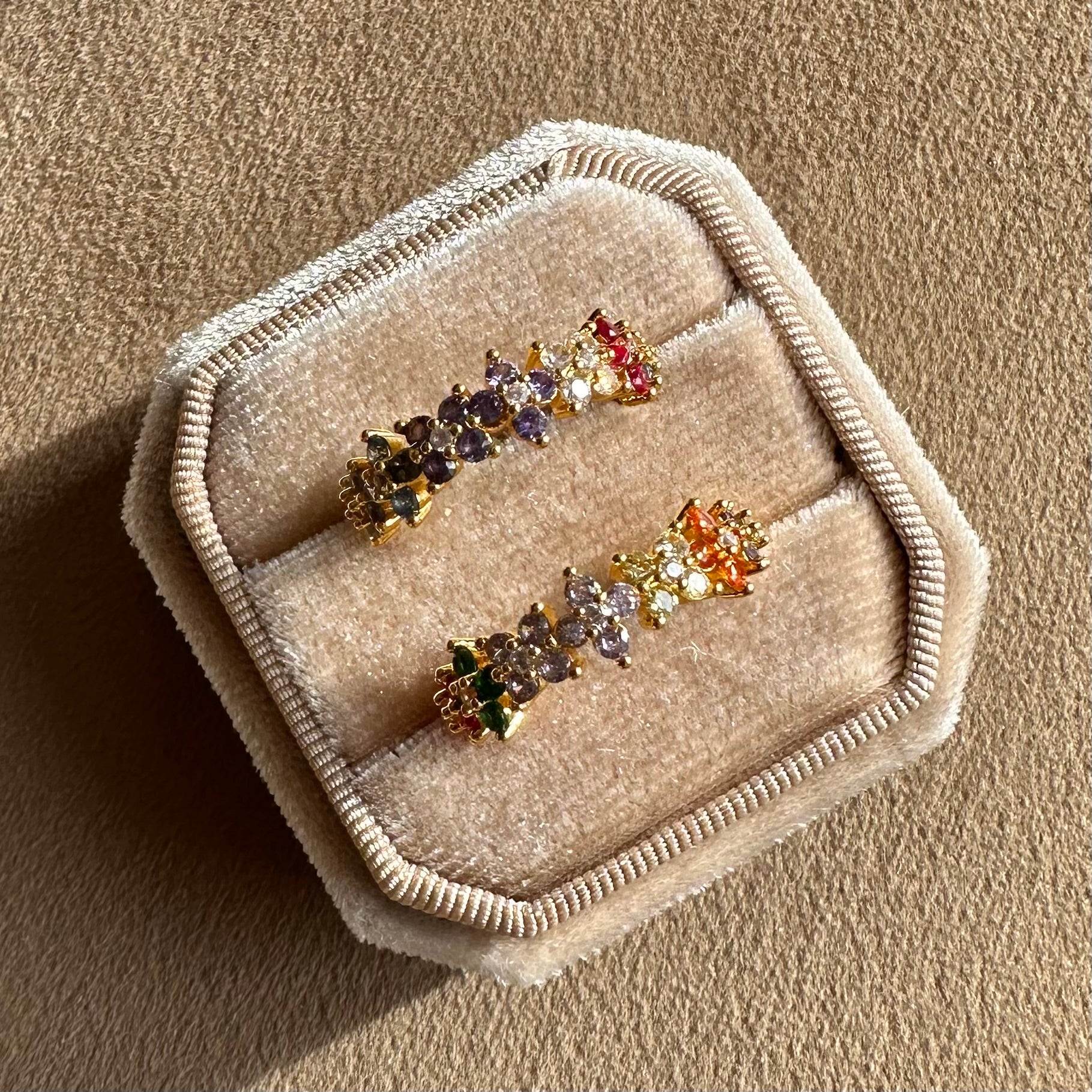 Poppy multicolor ring