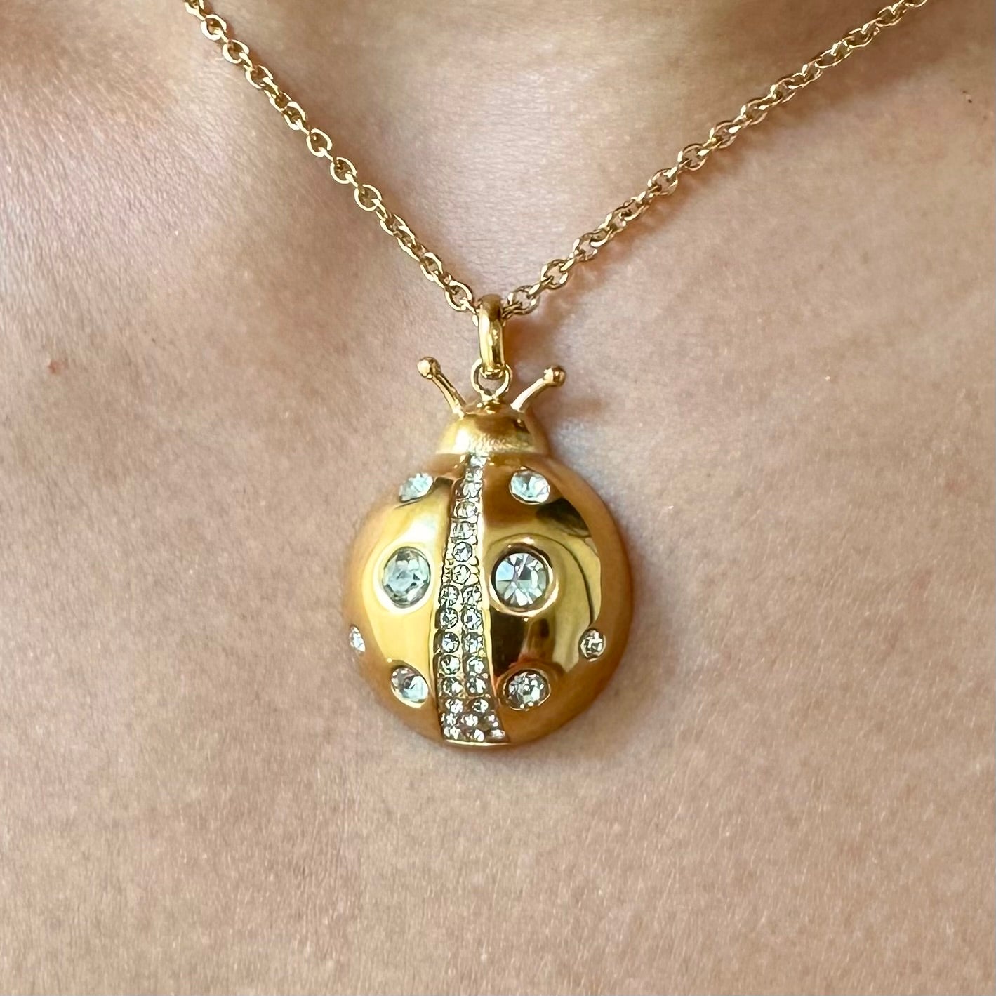Lady Bug Necklace