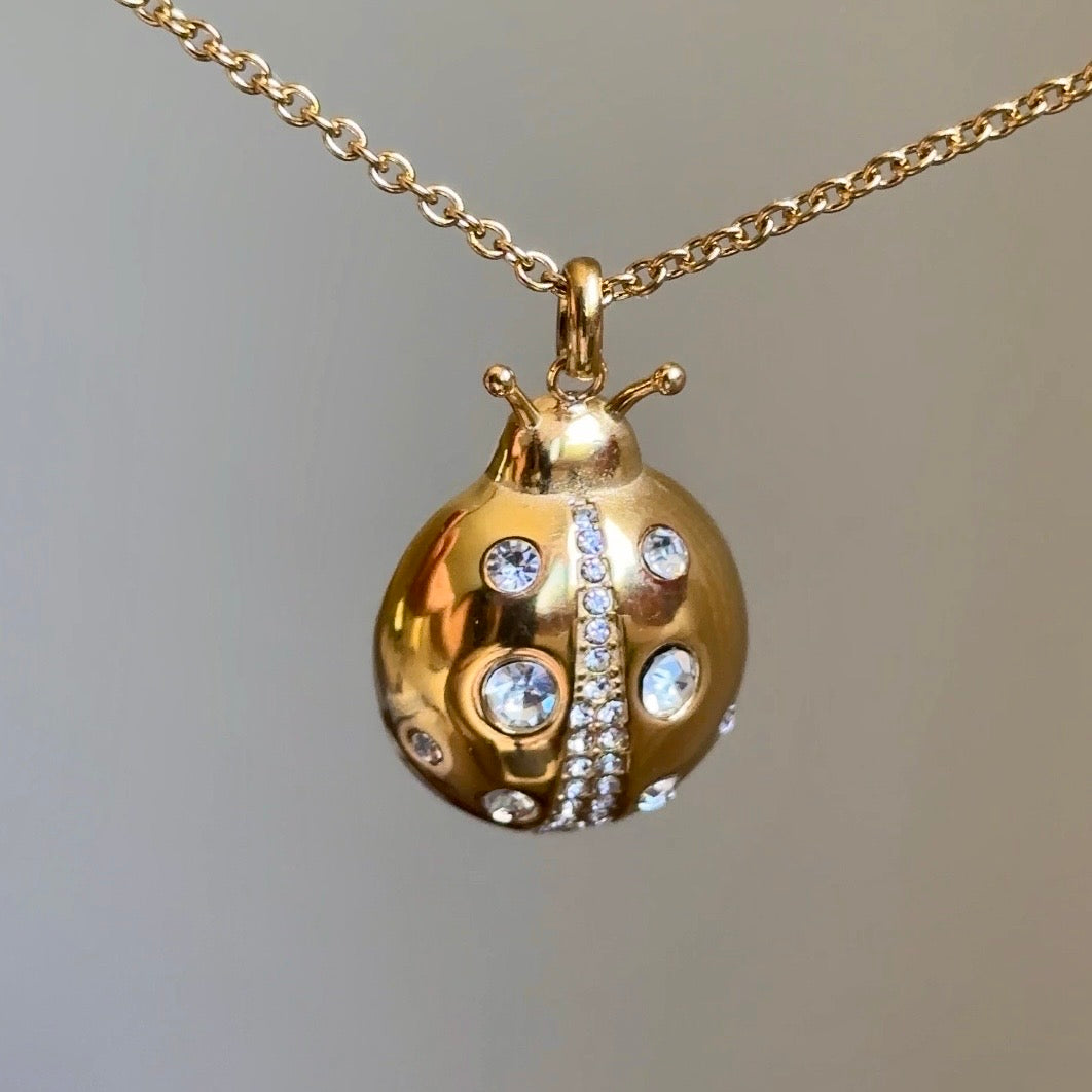 Lady Bug Necklace
