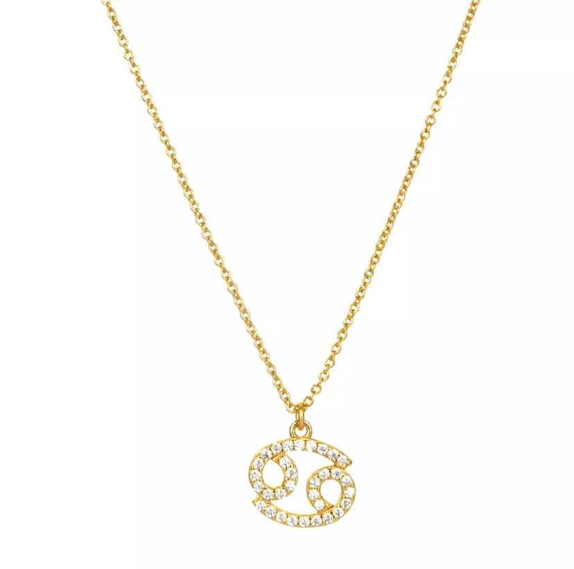 Pavé Zodiac Necklace