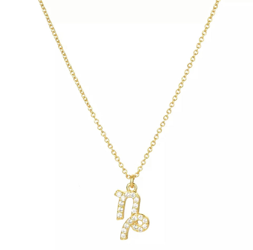 Pavé Zodiac Necklace