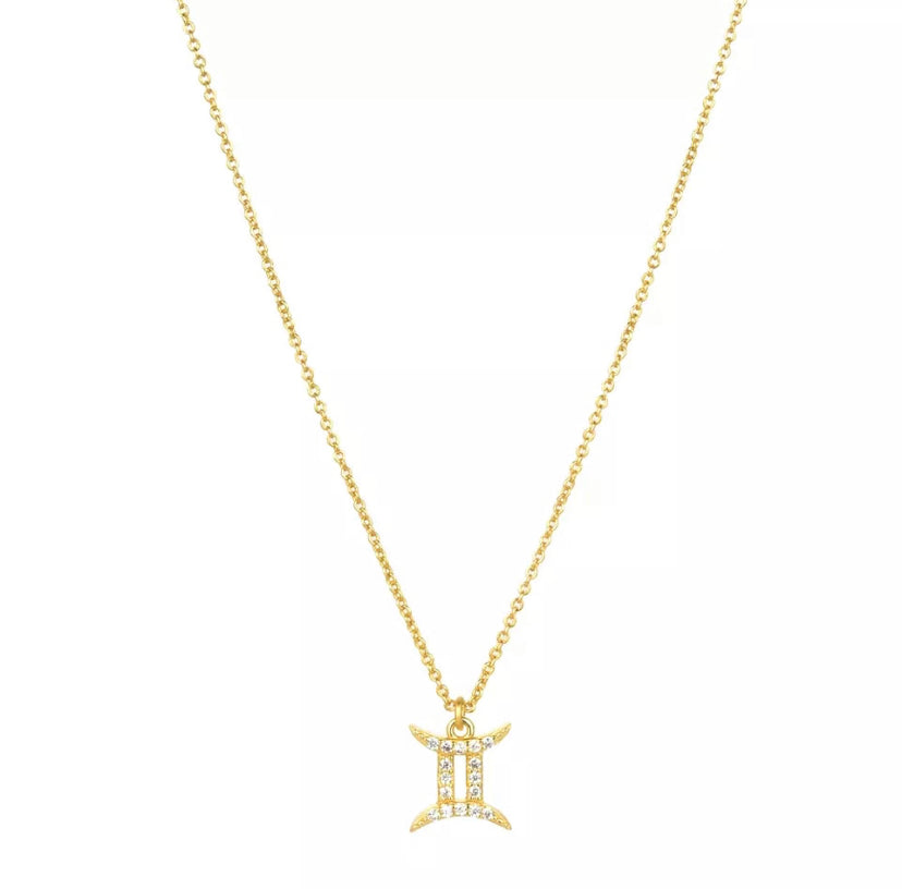 Pavé Zodiac Necklace