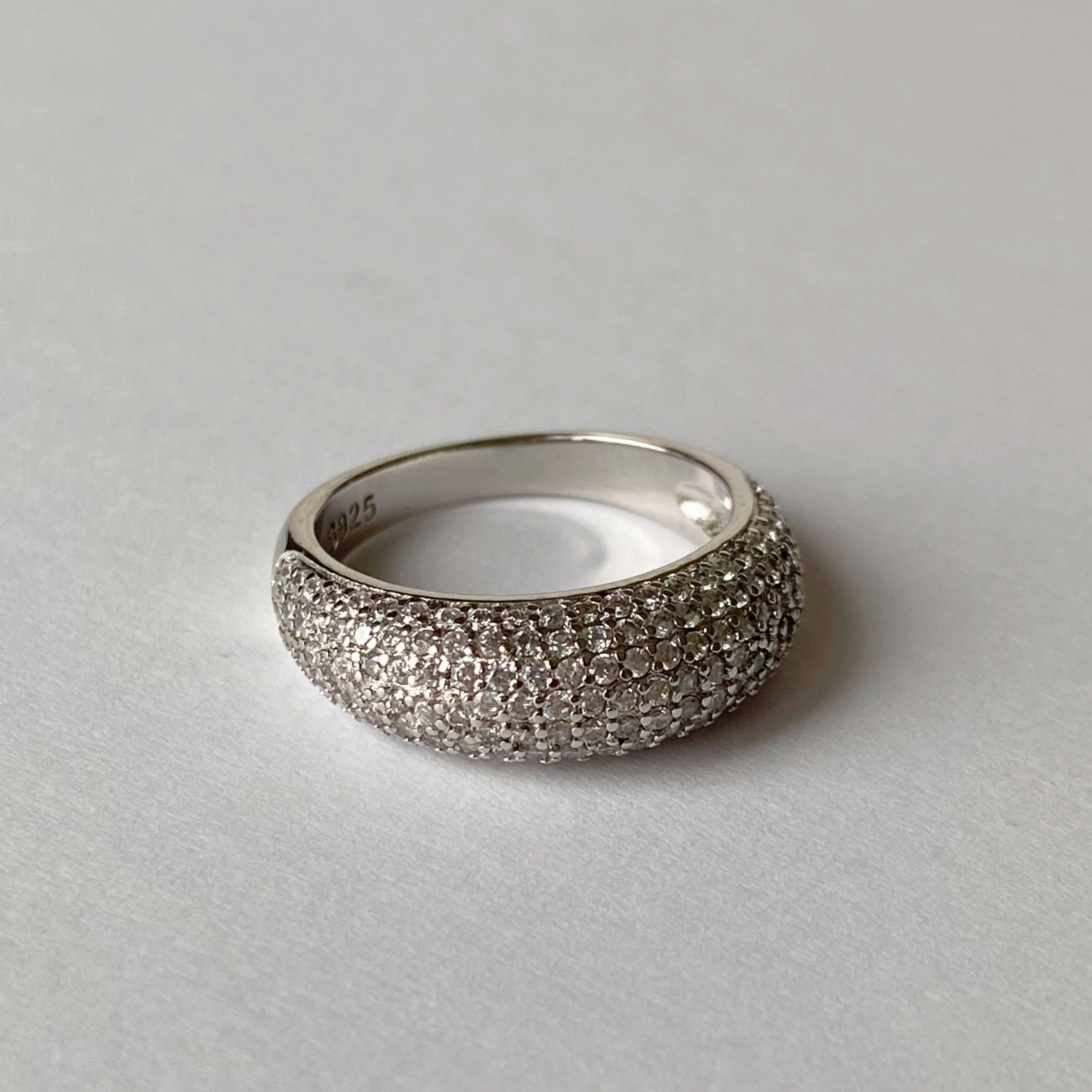 Pavé dôme ring (VERMEIL)